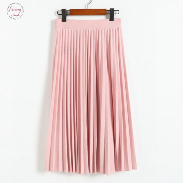 spring and autumn new fashion womens high waist pleated solid color half length elastic skirt promotions lady black pink
spring and autumn new fashion womens high waist pleated solid color half length elastic skirt promotions lady black pink