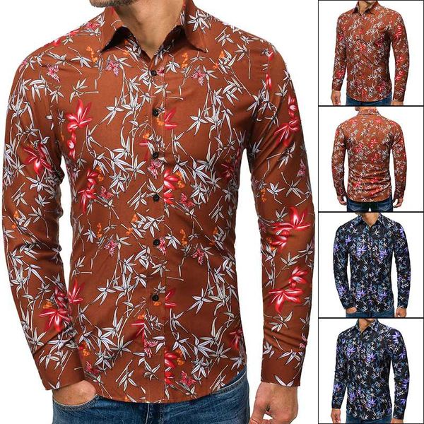 2019 autumn new fashion male shirt casual long sleeve button shirt for men rose printed floral shirts men, White;black
2019 autumn new fashion male shirt casual long sleeve button shirt for men rose printed floral shirts men, White;black