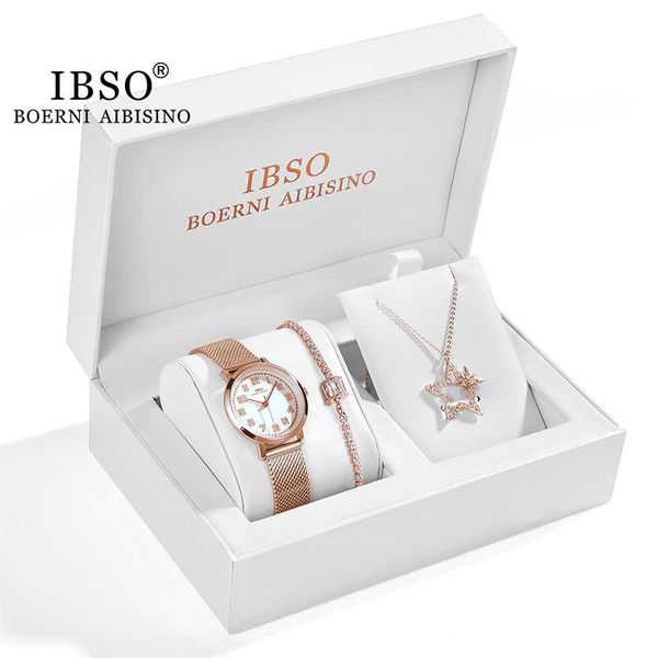 ibso women watch gift set crystal design bracelet necklace quartz watch sets female jewelry set fashion rose gold, Slivery;brown
ibso women watch gift set crystal design bracelet necklace quartz watch sets female jewelry set fashion rose gold, Slivery;brown