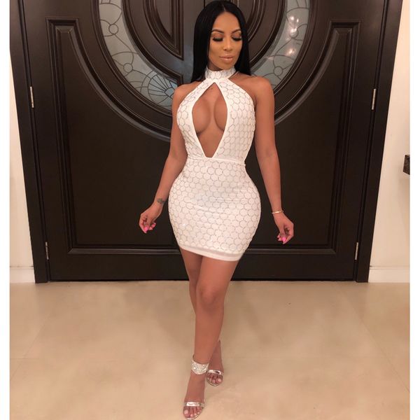 womens clothing explosion models sleeveless cutout high-waist geometric rhinestone tight dress, White;black
womens clothing explosion models sleeveless cutout high-waist geometric rhinestone tight dress, White;black