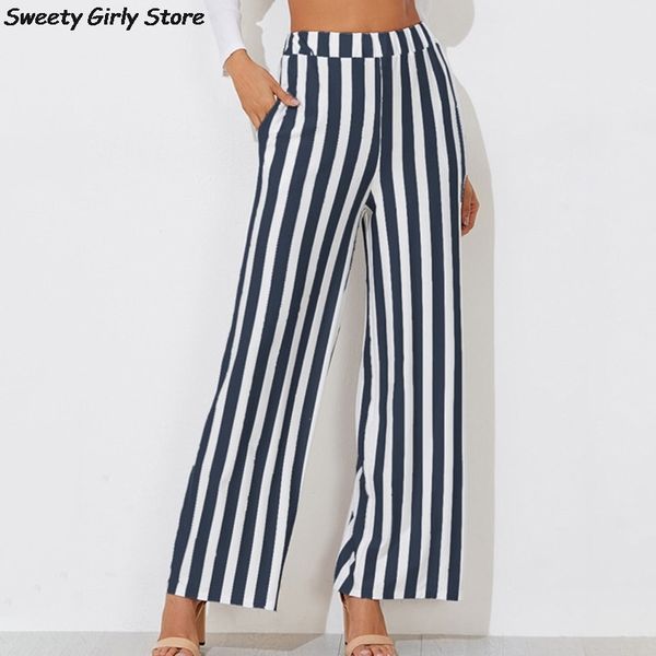 wide leg pants women long striped trousers cotton linen casual summer autumn pantalon fashion loose pants high waist office lady, Black;white
wide leg pants women long striped trousers cotton linen casual summer autumn pantalon fashion loose pants high waist office lady, Black;white