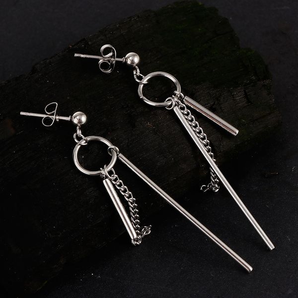 stainless steel multi style dangle earrings chain for women mens fashion punk piercing non-piercing ear studs, Golden
stainless steel multi style dangle earrings chain for women mens fashion punk piercing non-piercing ear studs, Golden