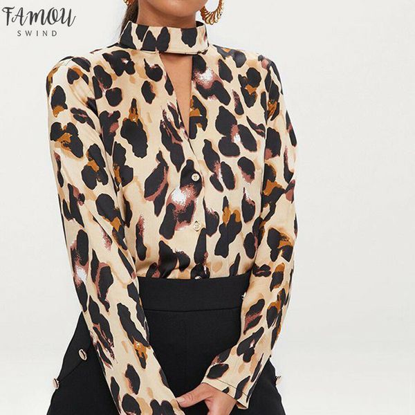 korea style women lady leopard printed blouse ol ladies long sleeve halter leopard shirts blouse 2020 fashion, White
korea style women lady leopard printed blouse ol ladies long sleeve halter leopard shirts blouse 2020 fashion, White