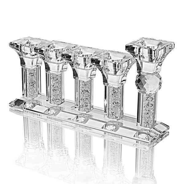 5 head candle holders romantic crystal candle stand candelabrum crystal candle holder home wedding birthday decoration
5 head candle holders romantic crystal candle stand candelabrum crystal candle holder home wedding birthday decoration
