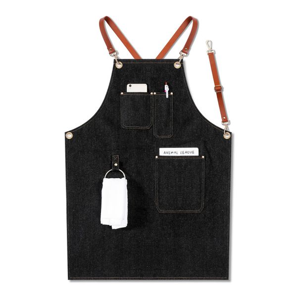 new denim apron strap bibs fashion cowboy chef apron bartender bbq uniform kitchen pinafore dress cook apron women men workwear
new denim apron strap bibs fashion cowboy chef apron bartender bbq uniform kitchen pinafore dress cook apron women men workwear