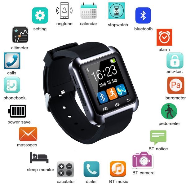 smartwatch bluetooth smart watch for iphone ios android smart phone wear clock wearable device smartwach pk u8 gt08 dz09 a1, Slivery;brown
smartwatch bluetooth smart watch for iphone ios android smart phone wear clock wearable device smartwach pk u8 gt08 dz09 a1, Slivery;brown