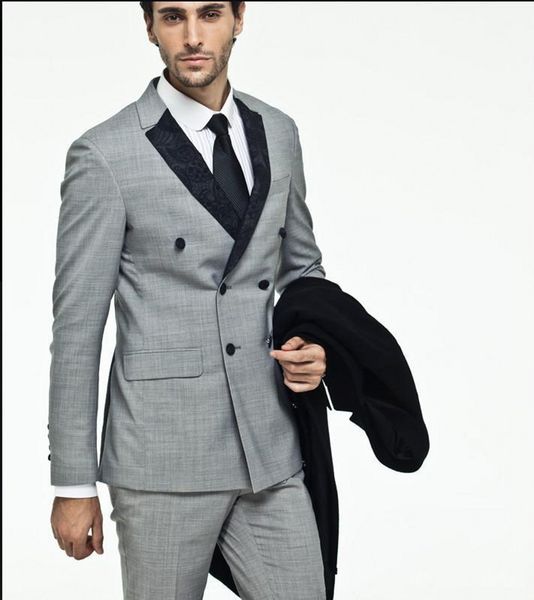 light grey men wedding tuxedos double-breasted groom tuxedos excellent men blazer 2 piece suit prom/dinner jacket(jacket+pants+tie) 2560, Black;gray
light grey men wedding tuxedos double-breasted groom tuxedos excellent men blazer 2 piece suit prom/dinner jacket(jacket+pants+tie) 2560, Black;gray