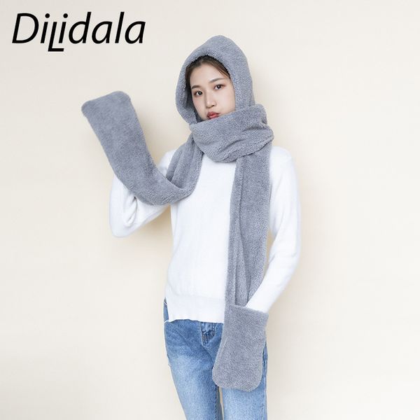 dilidala plush hoded scarf women warm pocket fashion scarf for women warm neck scarves gloves hat, Blue;gray
dilidala plush hoded scarf women warm pocket fashion scarf for women warm neck scarves gloves hat, Blue;gray