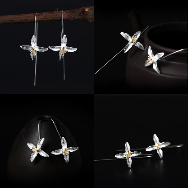 925 s silver temperament four ye hua cross earrings woman personality grace flower nation wind long ear hook piercing jewellry earrings, Golden
925 s silver temperament four ye hua cross earrings woman personality grace flower nation wind long ear hook piercing jewellry earrings, Golden