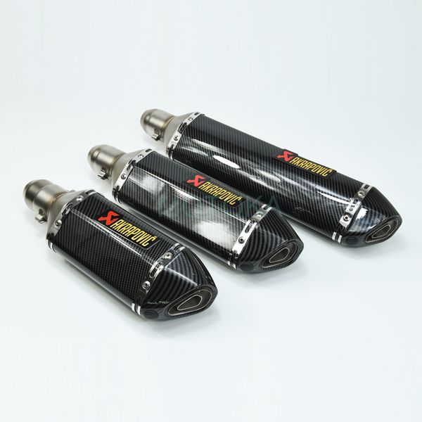 left/right universal motorcycle exhaust pipe muffler akrapovic exhaust carbon fiber looking 51mm slip on system with db killer
left/right universal motorcycle exhaust pipe muffler akrapovic exhaust carbon fiber looking 51mm slip on system with db killer