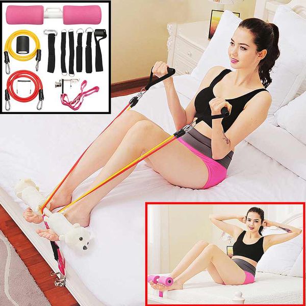 yoga sport belt new portable home bed office fitness equipment indoor abdominal reduction home bed sit ups elastic tensile rope
yoga sport belt new portable home bed office fitness equipment indoor abdominal reduction home bed sit ups elastic tensile rope