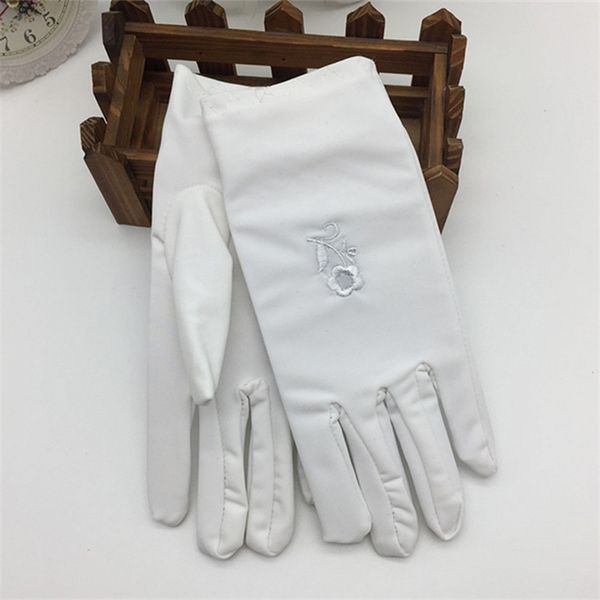 women' sunscreen gloves fashion female short embroidered sunscreen skin care spring and autumn elastic thin gloves, Blue;gray
women' sunscreen gloves fashion female short embroidered sunscreen skin care spring and autumn elastic thin gloves, Blue;gray