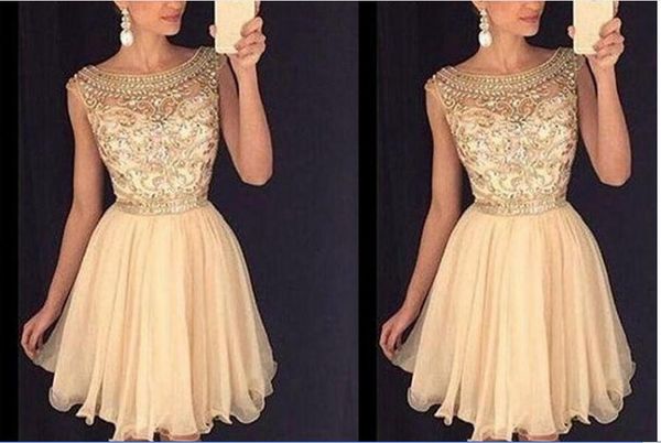 scoop homecoming dresses beaded crystals a line chiffon short party dress with zipper back princess short prom gowns, Red
scoop homecoming dresses beaded crystals a line chiffon short party dress with zipper back princess short prom gowns, Red