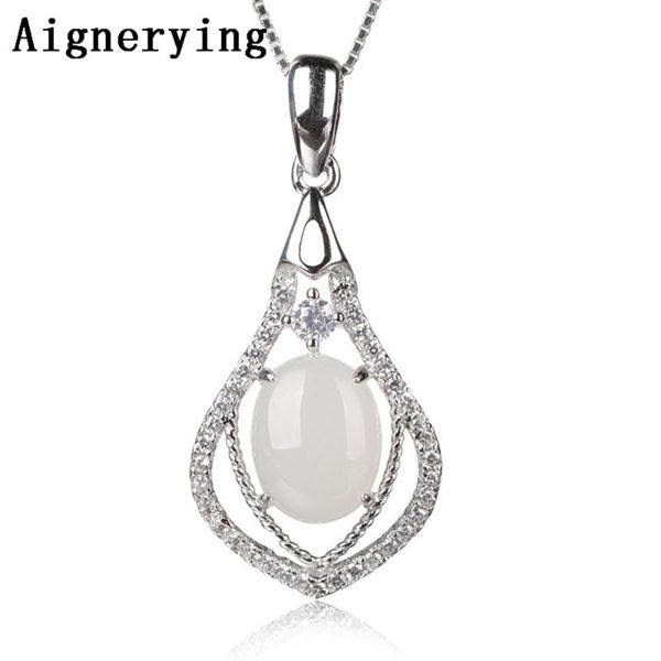 certificate fidelity 925 silver natural white jade pendants simple fine jewelry zircon for women party gift box necklace
certificate fidelity 925 silver natural white jade pendants simple fine jewelry zircon for women party gift box necklace