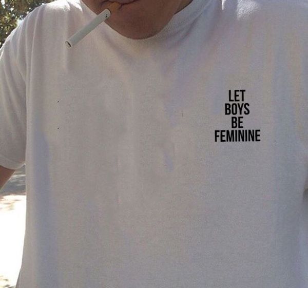 let boys be feminine t shirt man funny quotes tumblr grunge white tee ummer short sleeve men's t-shirt, White;black
let boys be feminine t shirt man funny quotes tumblr grunge white tee ummer short sleeve men's t-shirt, White;black