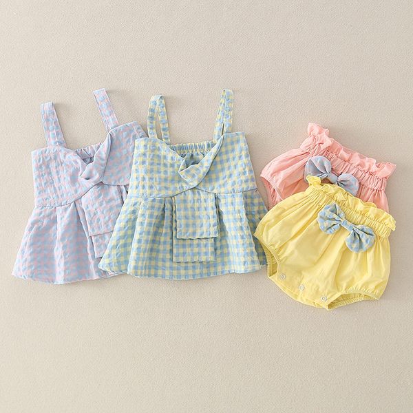 infant clothes set newborn baby girl romper dress bodysuit summer plaid print bow jumpsuit playsuit sunsuit toddler 2pcs costume, White
infant clothes set newborn baby girl romper dress bodysuit summer plaid print bow jumpsuit playsuit sunsuit toddler 2pcs costume, White