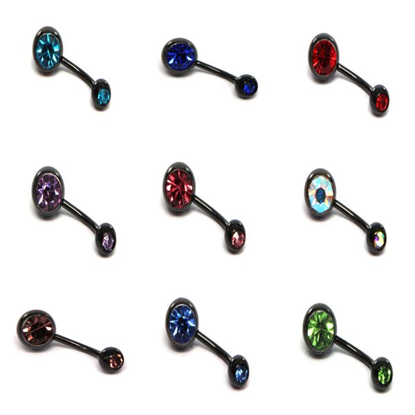 1 pc belly button rings crystal surgical steel body jewelry anti allergy belly piercing rings navel piercing 12 colors, Slivery;golden
1 pc belly button rings crystal surgical steel body jewelry anti allergy belly piercing rings navel piercing 12 colors, Slivery;golden