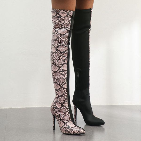 oeak lasperal 2019 large size 34-43 zip up chunky heels snake print boots women shoes woman mid calf boots, Black
oeak lasperal 2019 large size 34-43 zip up chunky heels snake print boots women shoes woman mid calf boots, Black