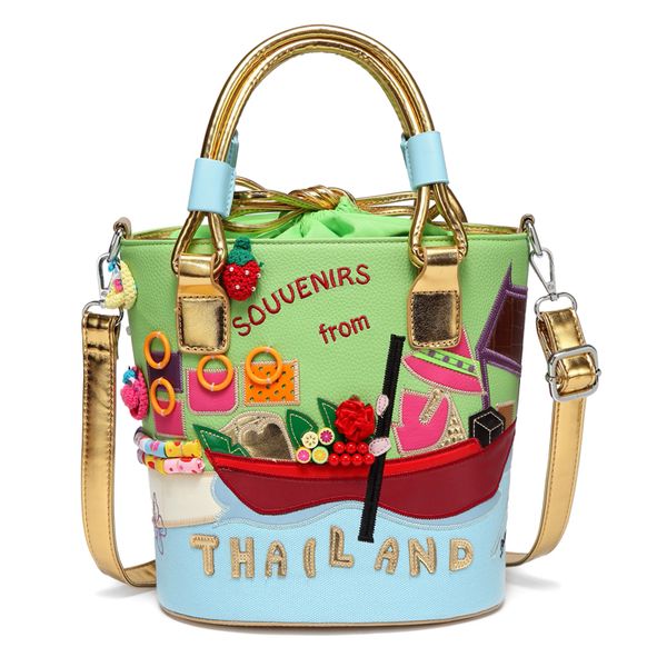 kiitos 2020 new korean women's bag pu leather hand embroidery contrast pumping trend handbag shoulder messenger bucket bag
kiitos 2020 new korean women's bag pu leather hand embroidery contrast pumping trend handbag shoulder messenger bucket bag