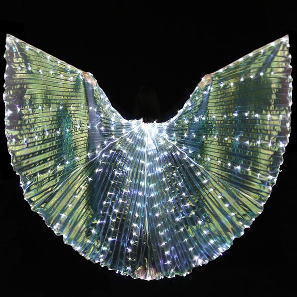 women white gold light belly dance led isis angel wings butterfly dancer costume glowing oriental bellydance dancing accessories, Black;red
women white gold light belly dance led isis angel wings butterfly dancer costume glowing oriental bellydance dancing accessories, Black;red
