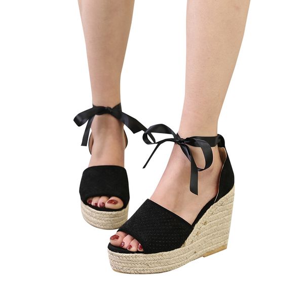 summer shoes women 2020 roman wedge sandals fish mouth platform strap straw wedges shoes sandalia feminina#y15, Black
summer shoes women 2020 roman wedge sandals fish mouth platform strap straw wedges shoes sandalia feminina#y15, Black