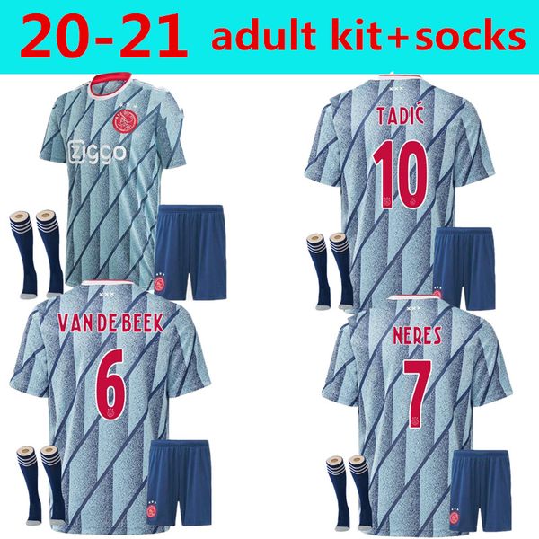 20 21 ajax kit+socks away amsterdam fc soccer jersey promes álvarez tadic neres ziyech van beek men football shirt uniforms maillot, Black
20 21 ajax kit+socks away amsterdam fc soccer jersey promes álvarez tadic neres ziyech van beek men football shirt uniforms maillot, Black
