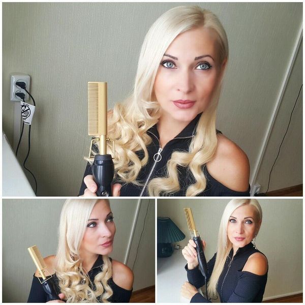 2 in 1 electric 450ºf high heat comb ceramic press hair straightener & curls comb hair iron wet/dry use straightening comb
2 in 1 electric 450ºf high heat comb ceramic press hair straightener & curls comb hair iron wet/dry use straightening comb
