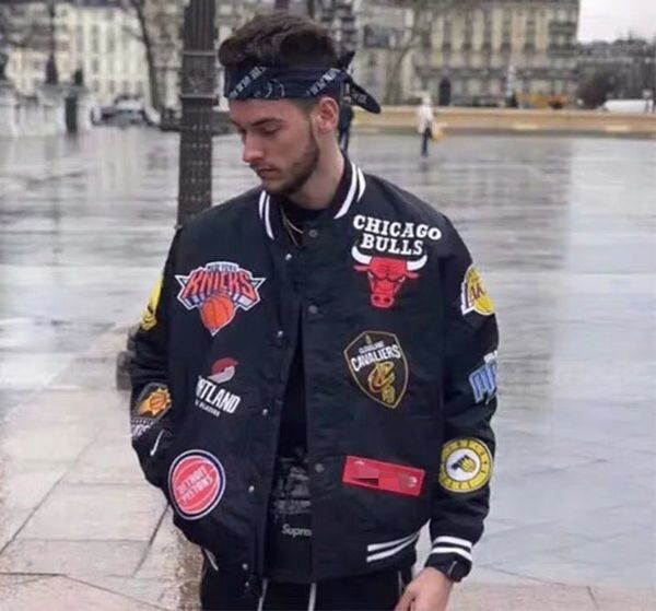 2019 paris fashion hip hop running jackets mens ni offset badge baseball shirts print street for men clothing, Black;brown 
2019 paris fashion hip hop running jackets mens ni offset badge baseball shirts print street for men clothing, Black;brown