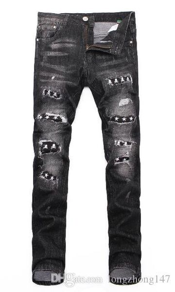 new man's embroidery skull jeans slim denim jeans men fashion zipper pants mens straight leg jeans trousers fashion cowboy, Blue
new man's embroidery skull jeans slim denim jeans men fashion zipper pants mens straight leg jeans trousers fashion cowboy, Blue
