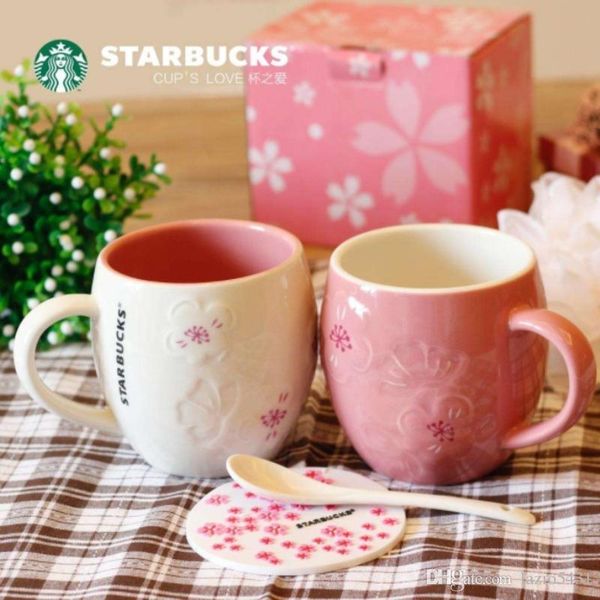 fashion starbucks peach blossom mug white & pink relief ceramic coffee cup 12oz valentine's day couple cups
fashion starbucks peach blossom mug white & pink relief ceramic coffee cup 12oz valentine's day couple cups