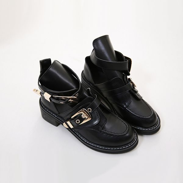 women ankle boots black round toe leather buckle ankle boots fall punk rock shoes female gladiator shoes fashion
women ankle boots black round toe leather buckle ankle boots fall punk rock shoes female gladiator shoes fashion