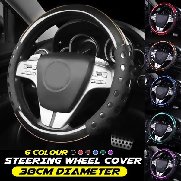 new car styling 38cm universal car steering wheel cover pu leather anti slip resistance steering-wheel covers
new car styling 38cm universal car steering wheel cover pu leather anti slip resistance steering-wheel covers