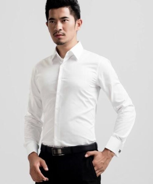 long sleeves 2019 autumn casual shirt men long sleeves solid color men's shirt slim men's, White;black
long sleeves 2019 autumn casual shirt men long sleeves solid color men's shirt slim men's, White;black