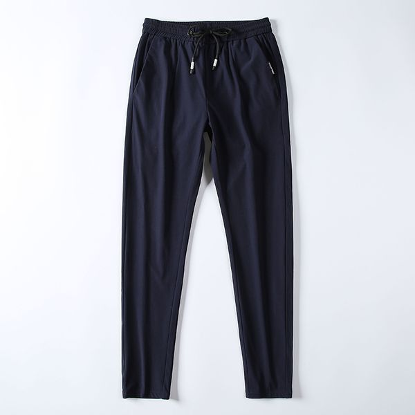 2019 spring and summer fashion new men's trousers solid color sports slim casual pants light loose feet men's trousers, Black
2019 spring and summer fashion new men's trousers solid color sports slim casual pants light loose feet men's trousers, Black