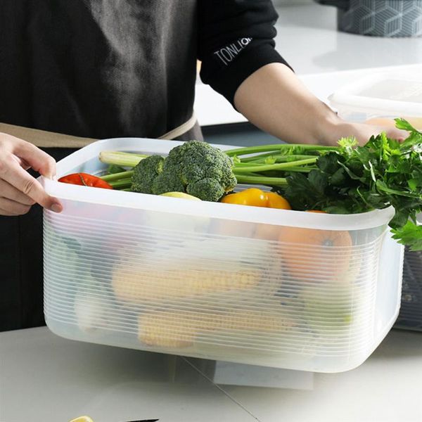 1/3pcs kitchen storage container sealed storage box plastic crisper box for fruit vegetables dry grain rice barrel sealed
1/3pcs kitchen storage container sealed storage box plastic crisper box for fruit vegetables dry grain rice barrel sealed