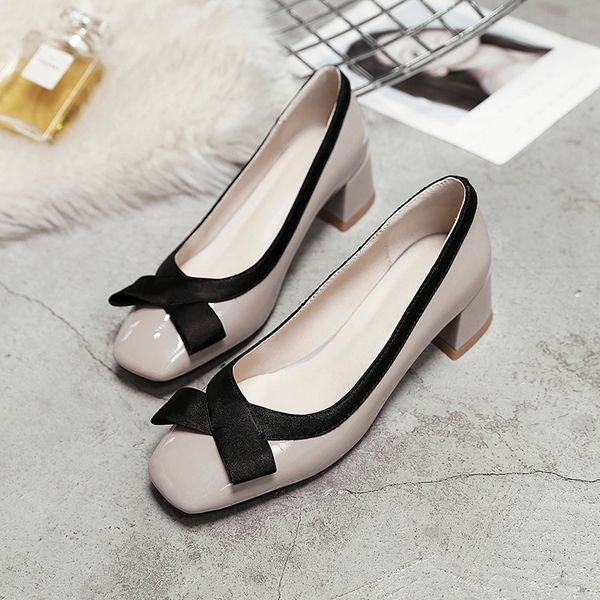 eperfe2019 women's shoes women's single shoes for middle heel comfortable work banquet, Black
eperfe2019 women's shoes women's single shoes for middle heel comfortable work banquet, Black