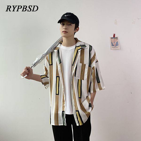2020 summer striped shirt men with pocket loose casual short sleeve harajuku handsome streetwear plus size hawaiian men shirt, White;black
2020 summer striped shirt men with pocket loose casual short sleeve harajuku handsome streetwear plus size hawaiian men shirt, White;black