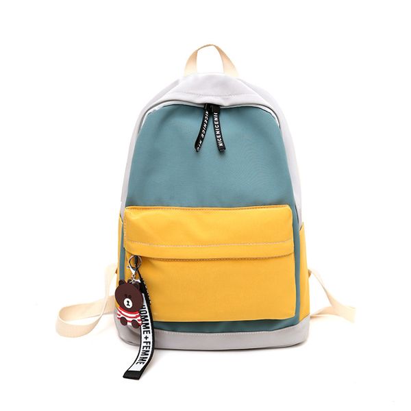 women waterproof backpack schoolbag for teenagers girls breathable canvas collision color schoolbag leisure travel bags mochilas
women waterproof backpack schoolbag for teenagers girls breathable canvas collision color schoolbag leisure travel bags mochilas