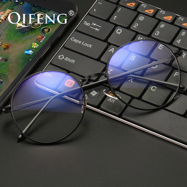 qifeng anti blue rays light glasses women men goggles computer optical round vintage gaming eyeglasses clear lens qf048, White;black
qifeng anti blue rays light glasses women men goggles computer optical round vintage gaming eyeglasses clear lens qf048, White;black