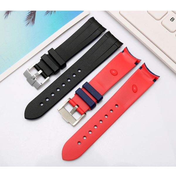 watchband 20mm 22mm waterproof silicone strap arc plate blue black diving sports watch band strap, Black;brown
watchband 20mm 22mm waterproof silicone strap arc plate blue black diving sports watch band strap, Black;brown