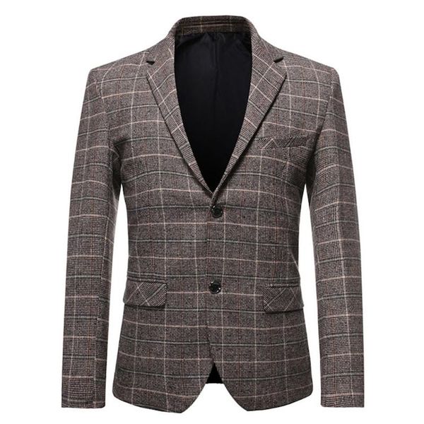 autumn men's plaid business casual western fit body british style two-button suit simple new style long sleeve jacket #bl4, White;black
autumn men's plaid business casual western fit body british style two-button suit simple new style long sleeve jacket #bl4, White;black