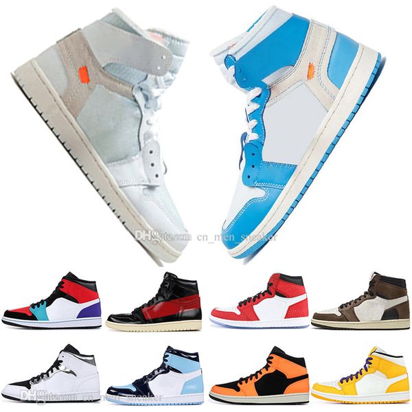 2019 1 OG Travis Scotts basketball shoes mens women Spiderman Chicago UNC HOMAGE TO HOME Pine Green White Silver Men Sports Designer Sneaker
2019 1 OG Travis Scotts basketball shoes mens women Spiderman Chicago UNC HOMAGE TO HOME Pine Green White Silver Men Sports Designer Sneaker