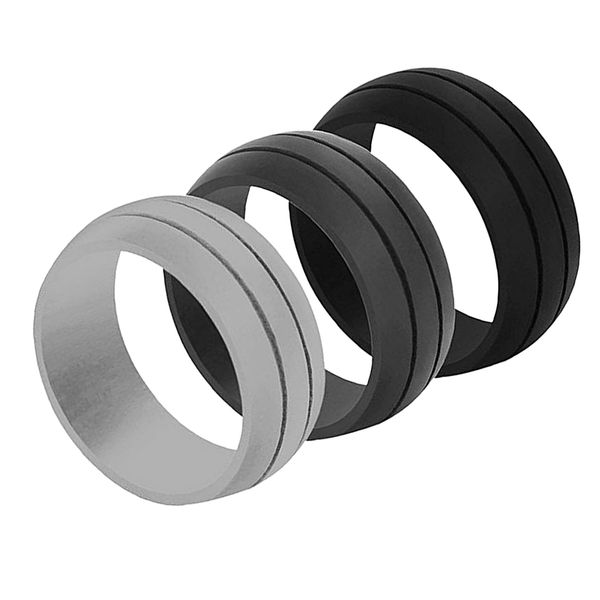 3pcs 8.5mm silicone wedding engagement rings rubber bands sport rings, Golden;silver
3pcs 8.5mm silicone wedding engagement rings rubber bands sport rings, Golden;silver