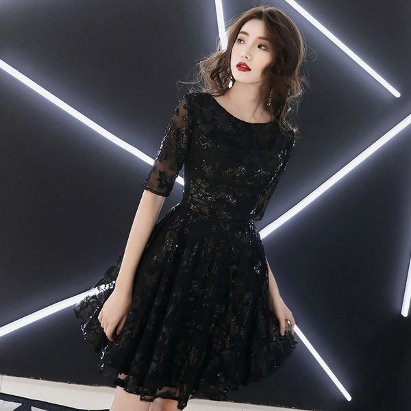 slim shining sequined lace fashion little black dress improved cheongsam chinese style evening dress vestidos size s-3xl, Red
slim shining sequined lace fashion little black dress improved cheongsam chinese style evening dress vestidos size s-3xl, Red