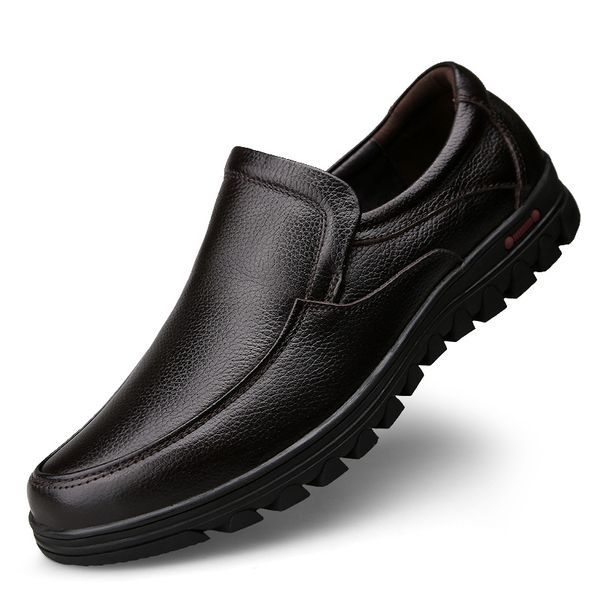 genuine leather plus velvet men flats shoes business casual shoes classic official loafers soft moccasins male breathable flats, Black
genuine leather plus velvet men flats shoes business casual shoes classic official loafers soft moccasins male breathable flats, Black