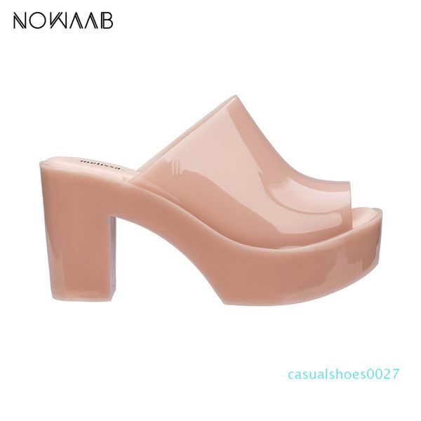 melissa mule 2019 new women flat sandals brand jelly melissa high heel shoes for women solid sandals female jelly shoes mulher c27, Black
melissa mule 2019 new women flat sandals brand jelly melissa high heel shoes for women solid sandals female jelly shoes mulher c27, Black