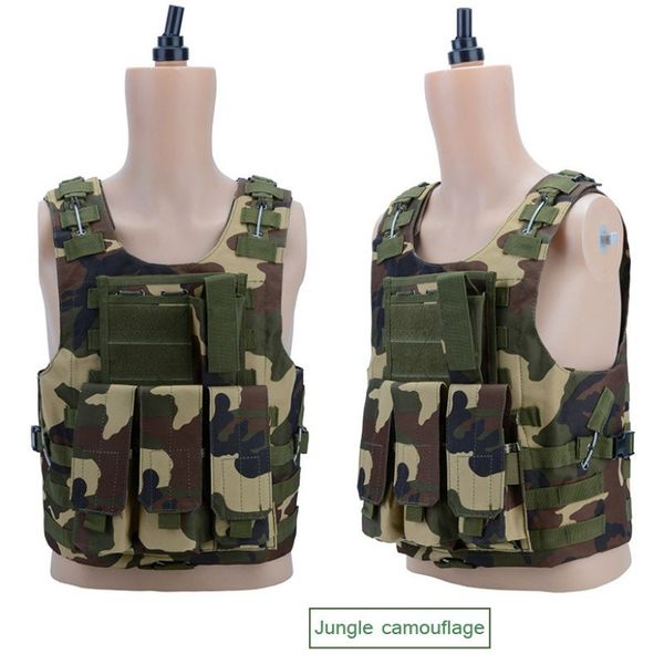 tactical hunting vest quick release outdoor protective clothing sportswear for cs field game new, Camo;black
tactical hunting vest quick release outdoor protective clothing sportswear for cs field game new, Camo;black