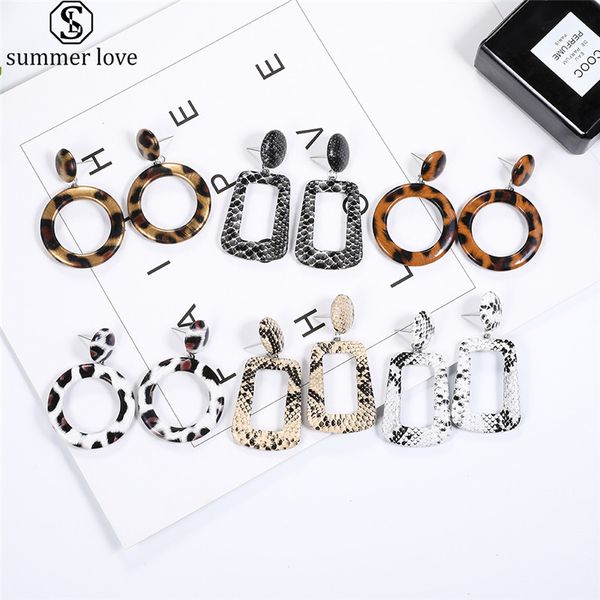 multi color pu leather dangle earring for women girls quadrangle hook drop earring trendy leopard print jewelry gift wholesale-z, Silver
multi color pu leather dangle earring for women girls quadrangle hook drop earring trendy leopard print jewelry gift wholesale-z, Silver