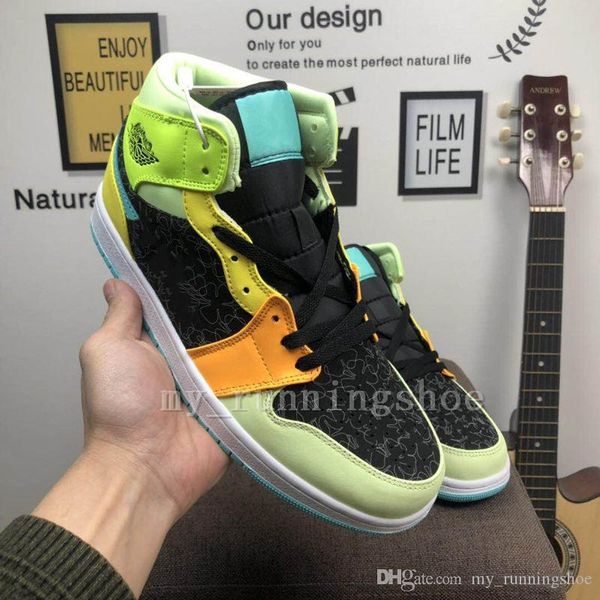 New Brand Mid SE Basketball Shoes 1s St Patrick's Day Candy Clover Reflective Mens Trainers Women Designer Sneakers Size 36-45
New Brand Mid SE Basketball Shoes 1s St Patrick's Day Candy Clover Reflective Mens Trainers Women Designer Sneakers Size 36-45