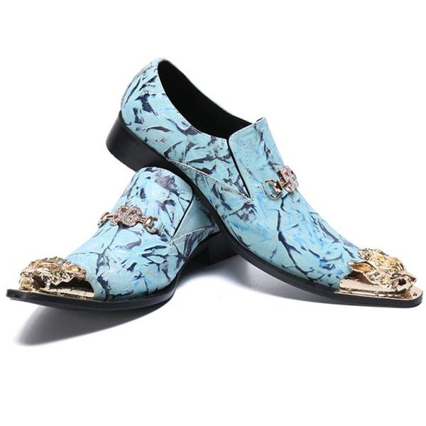 genuine leather light blue solid iron pointed toe carving dragon wedding men shoes slid-on dinner shoes, Black
genuine leather light blue solid iron pointed toe carving dragon wedding men shoes slid-on dinner shoes, Black